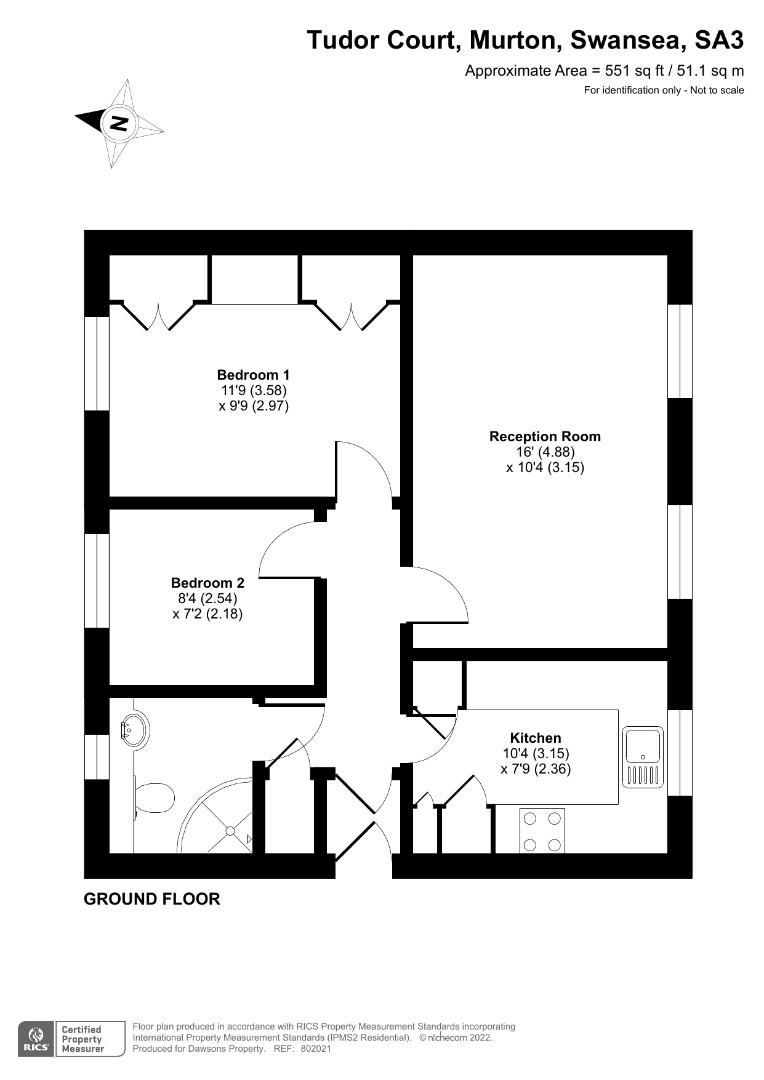 EPC for Tudor Court, Murton, Swansea